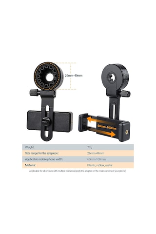 Evrensel Cep Telefonu Montajı Uyumlu Dürbün,monoküler,mikroskop