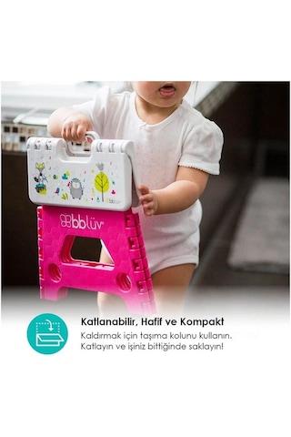 Bblüv Step Katlanabilen Eğitici Basamak Mavi