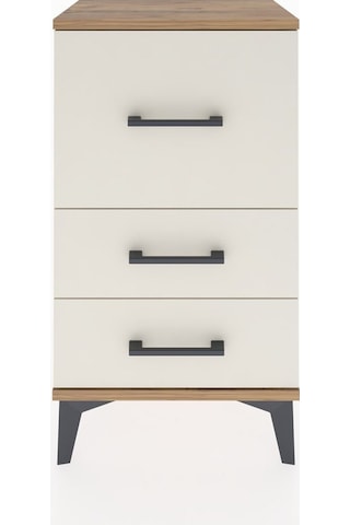 Arges Komodin Tek Raflı 2 Çekmeceli 44x30x80 Çam-aytaşı Çam