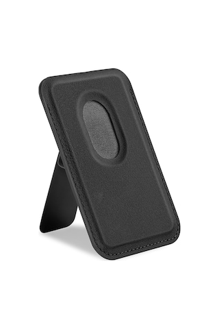 Zore Paris Avec Serisi Standlı Pu Magnetik Kartlık Siyah