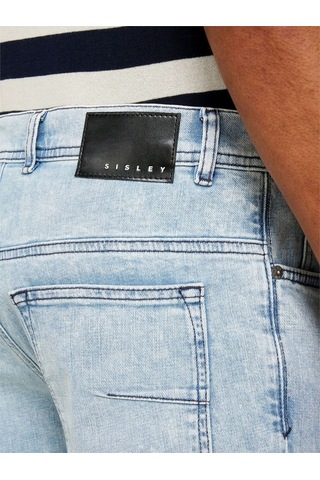 Sisley 5 Cepli Normal Bel Denim Pantolon Erkek Siyah Pantolon - 324p4suyse022