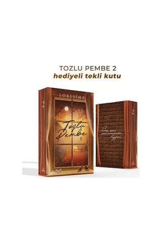 Tozlu Pembe 2 Tek Kitaplık Kutu