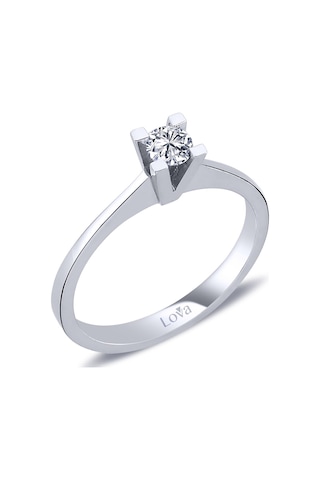 Lova 0,20 Karat Pırlanta Tektaş Yüzük - 1010116