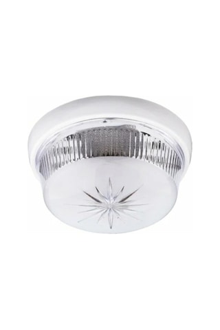 Dekoratif Tavan Glop Armatür Beyaz