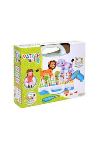 Birlik Oyuncak 3 D Stem Eğitici Matkap Seti Hayvanlar Copycopycop