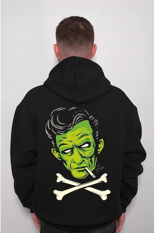 Johnny Cash Frankenstein Psycho Sweatshirt Unisex Kapüşonlu Hoodie 001