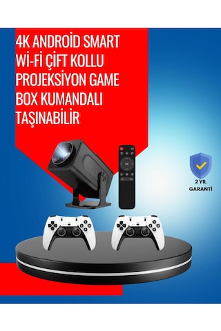 1.5 Kg Ağırlığında, 4500 Retro Oyunlu Multimedya Projektör-119163