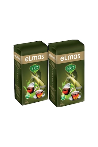 Elmas Çay Eko Siyah Çay 3000 Gr. 2'li Paket Elmas Çay Eko Siyah Çay 3000 Gr. 2'li Paket