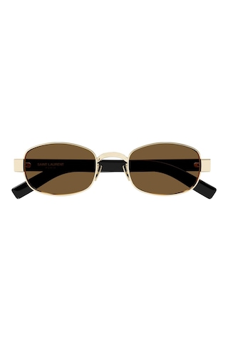 Saint Laurent Sl706 001 53 Unisex Güneş Gözlüğü Altın