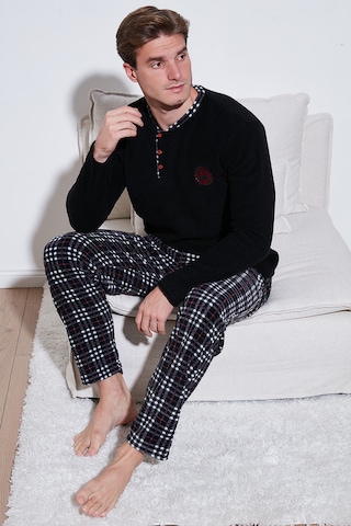 Buratti Erkek Pijama Takımı 6096100 Siyah Siyah