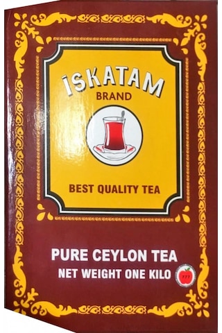 İskatam Siyah İthal Çay Kutu 800 G İskatam Siyah İthal Çay Kutu 800 G