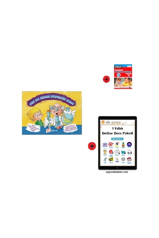 2. Sınıf Hikaye Kitabı Seti Ege ile Çılgın Profesör Bani + Sadık Uygun Yayınları Tüm Dersler 2. Sınıf Test Kitabı + 1 Yıllık Online Ders Paketi