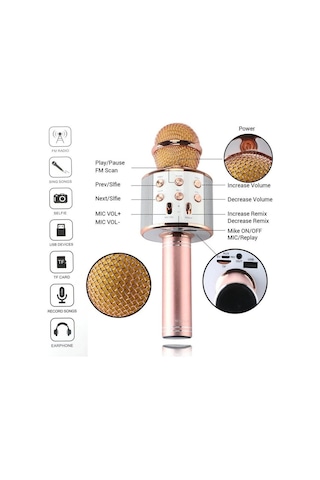 Bluetooth Karaoke Mikrofon 5047