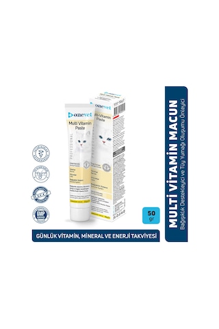 Onevet Kedi Maltı 50 gr Multivitamin Malt Macunu