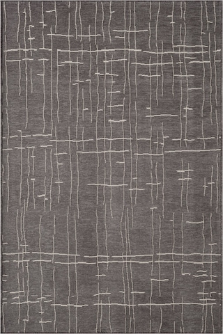 Seria Sra01z Antrasit Dekoratif Şönil Kilim Çizgili Desen Yıkanabilir Yumuşak Kaymaz Taban Halı