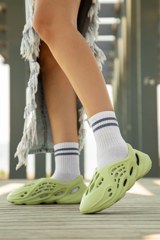 D106 Günlük Ortopedik Unisex Terlik Yeşil