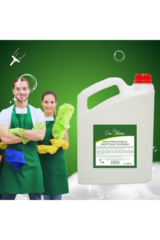 Cox Shine Beyaz Sabun Kokulu Yüzey Temizleyici Konsantre 3 Kg