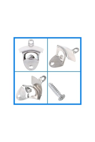 Didadodo 12 Adet Gümüş/ze/Siyah Montaj Vidaları Şişe Açacağı Seti, Soda Açık & Mutfak Barlar İçin Çok Renkli