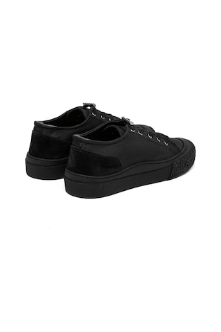 Sneaker Günlük Erkek Ka-c25806 John May Siyah Fayliza-siyah Suet Siyah