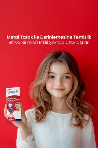 Optibit 150 Ml Bit Şampuanı Metal Tarak Hediyeli