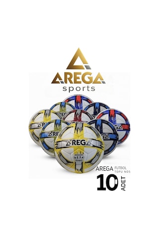 Arega Futbol Antrenman Topu Tsb-40752 06 10 Adet Karışık Renk Lacivert