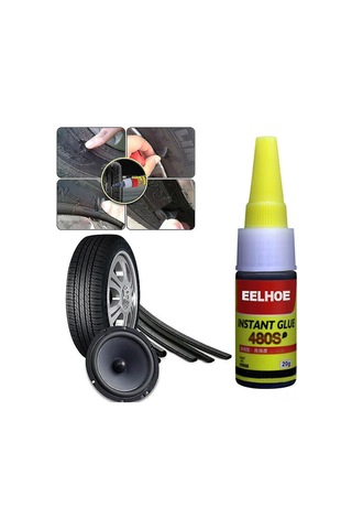 Ranyeek Lastik Tamir Jeli: Hızlı Tamir Ve Kürleme Özelliği İle Bisiklet, Araba Lastikleri İçin Sıcaklık Ve Suya Dayanıklı 20 Ml