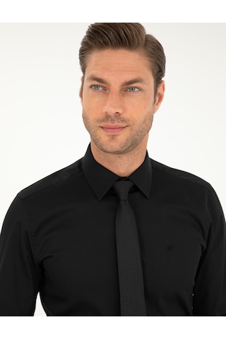 Pierre Cardin Erkek Siyah Gömlek Basic 50292520-vr046 Siyah