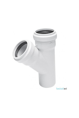 Pvc 50X50 Çatal - Lavabo ve Çamaşır-Bulaşık Makine Ayrıştırıcısı