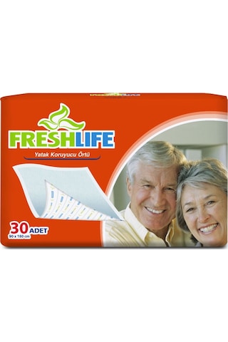 Freshlife Yatak Koruyucu Örtü 90 x 180 CM 30 Adet