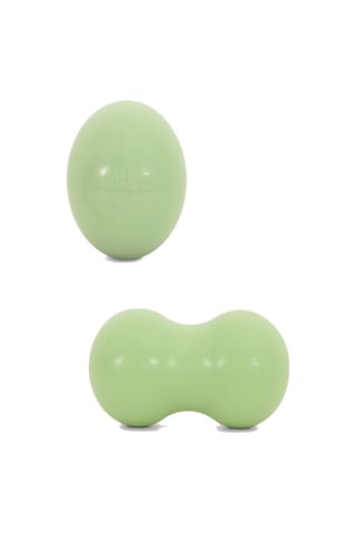 Vücut Egzersiz Yeşil Renk Tekli Ve Fıstık Masaj Topu Seti Yeşil