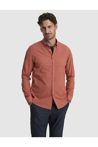 Pierre Cardin Erkek Kiremit Gömlek Desenli 50325355-vr031