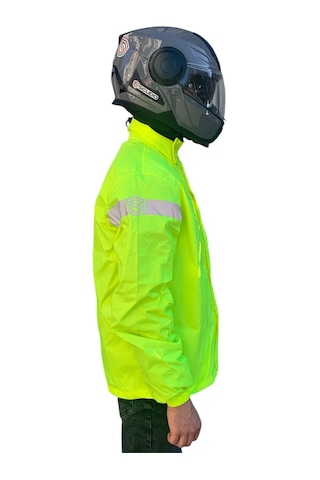 Scudo Peru Sarı Üst Motosiklet Yağmurluğu 3xl