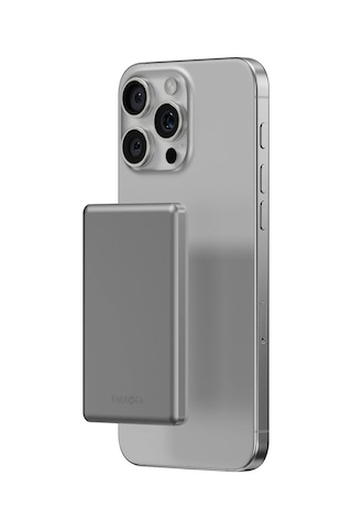 Alupac Mini 5k 5.000 Mah 20w Type-c Ve 15w Kablosuz Şarj Çıkışlı Pd Hızlı Şarj Powerbank - Natural Grey