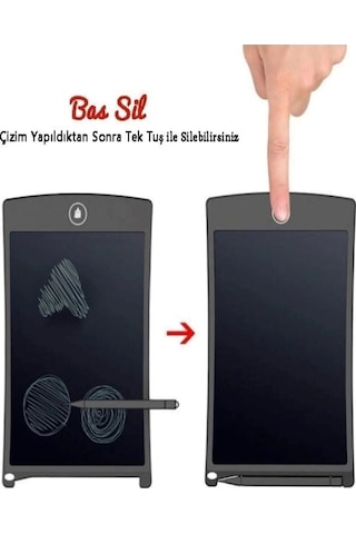 8.5 Inç Lcd Digital Çocuk Yazı Çizim Tableti - Turkuaz