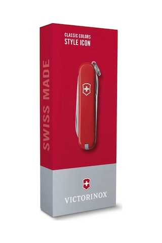 Victorinox Classic SD 0.6223.G Kırmızı İsviçre Kamp Çakısı 7F Kırmızı