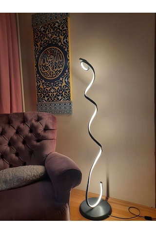 Snake 3 Renk Işık 140 CM Lambader Antrasit