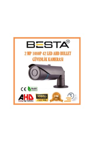 2 Mp 1080p 2 Kameralı Harddisk Dahil Ahd Güvenlik Seti