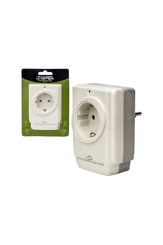 Powermaster PM-18721 Akım Korumalı Tekli Priz Beyaz