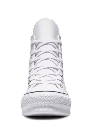 Converse 561676 C Taylor All Star Leather Platform Beyaz Unisex Ayakkabı Beyaz