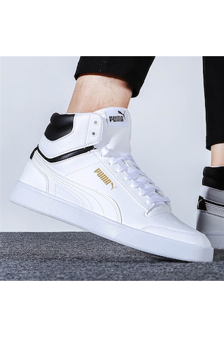 Puma Shuffle Mid Unisex Günlük Spor Ayakkabı 38074801 Beyaz