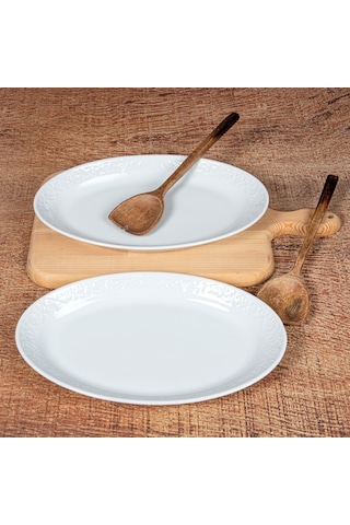 GÜRAL BAHAR DALI 2 ADET 30 cm KAYIK TABAK