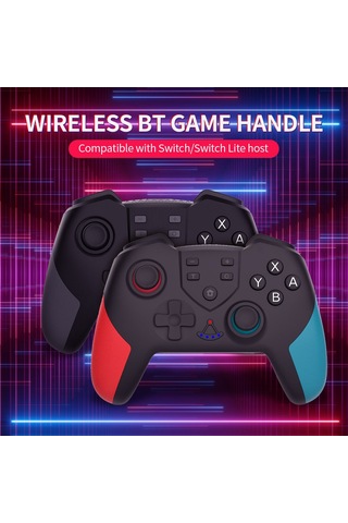 Xindoker T23 Pro Kablosuz Bluetooth Oyun Kolu - Çift Motor Titreşim, Jiroskop Fonksiyonu, Switch/switch Lite Uyumlu - Siyah Gri