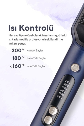 Kumtel HHSB-01 Seramik Saç Düzleştici Fırça
