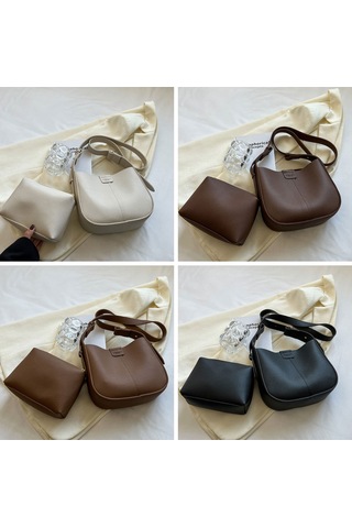 Skycity Kadınlar İçin Şık Ve Fonksiyonel Çapraz Omuz Çantası Pu Malzeme, Geniş Kapasiteli, Küçük Çantalı Seçenekler Siyah