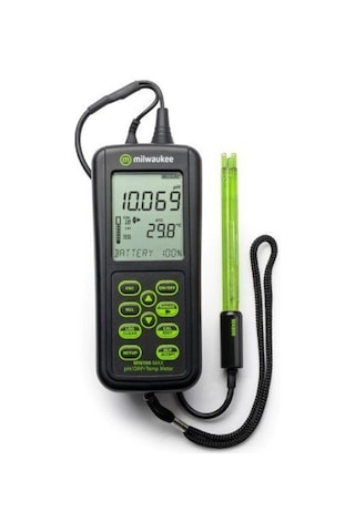 Milwaukee MW106 pH ORP Sıcaklık Ölçer pH metre - IP67 USB