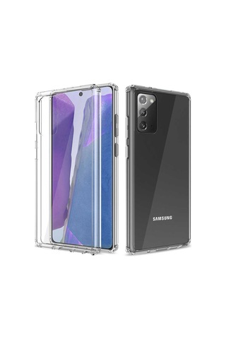 Samsung Uyumlu Galaxy Note 20 Kılıf Şeffaf Nitro Anti Shock Kapak Renksiz
