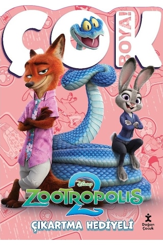 Doğan Çocuk Zootropolis 2 - Çok Boya Çıkartmalı Dev Boyama Kitabı