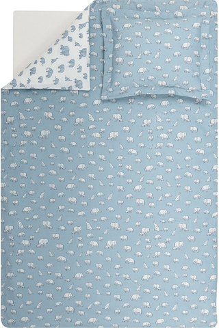 Yataş Mini Povey Bebek Ranforce %100 Pamuk Nevresim Takımı - Mavi