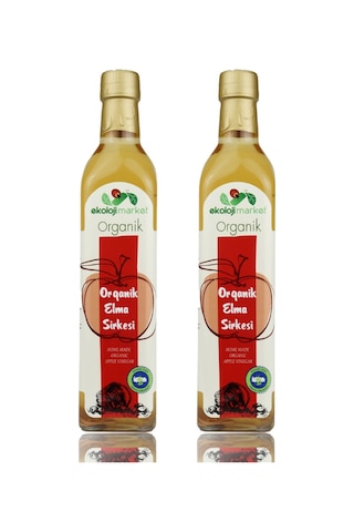 Organik Elma Sirkesi 500 Ml - 2'li Paket Organik Elma Sirkesi 500 Ml - 2'li Paket