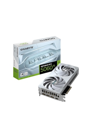 Gigabyte Geforce Rtx 5060 Ti Eagle Oc Ice 16gb Dlss 4 128 Bit Gddr7 Ekran Kartı